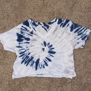 Small tie dye crop top